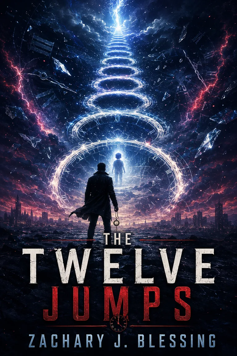 The Twelve Jumps: A Novel of Time, Grief, and God, by Zachary Blessing — official cover